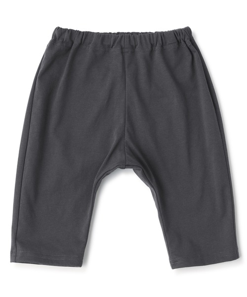 無印良品（ムジルシリョウヒン）の「ベビー　おなかすっぽり　ストレッチ七分丈サルエルパンツ（その他パンツ・キッズ・ライトグリーン/ブルー/イエロー/ピンク/グレー/ネイビー/ブラック/チャコールグレー・90/100/80）」の3枚目の写真
