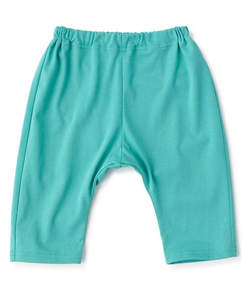 無印良品（ムジルシリョウヒン）の「ベビー　おなかすっぽり　ストレッチ七分丈サルエルパンツ（その他パンツ・キッズ・ライトグリーン/ブルー/イエロー/ピンク/グレー/ネイビー/ブラック/チャコールグレー・90/100/80）」の4枚目の写真