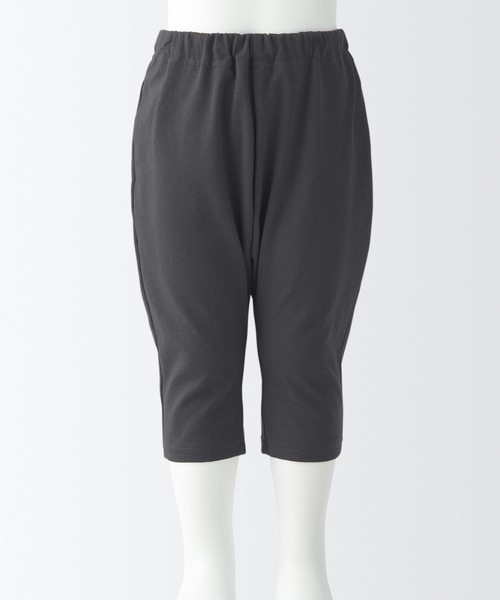 無印良品（ムジルシリョウヒン）の「ベビー　おなかすっぽり　ストレッチ七分丈サルエルパンツ（その他パンツ・キッズ・ライトグリーン/ブルー/イエロー/ピンク/グレー/ネイビー/ブラック/チャコールグレー・90/100/80）」の16枚目の写真