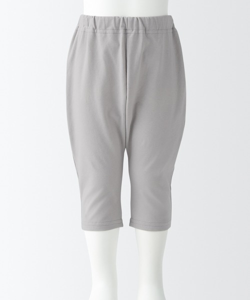 無印良品（ムジルシリョウヒン）の「ベビー　おなかすっぽり　ストレッチ七分丈サルエルパンツ（その他パンツ・キッズ・ライトグリーン/ブルー/イエロー/ピンク/グレー/ネイビー/ブラック/チャコールグレー・90/100/80）」の22枚目の写真