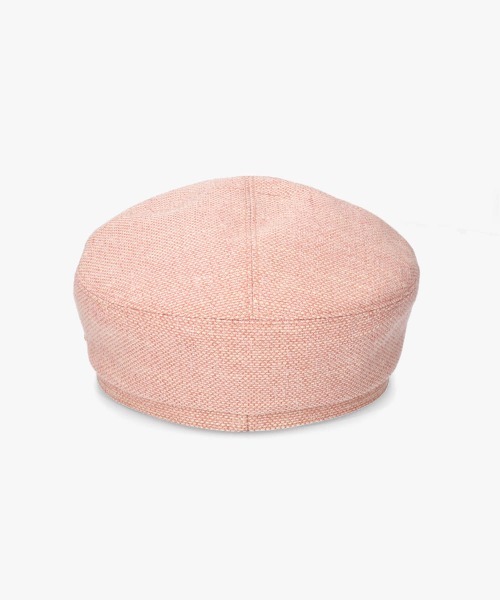 kaorinomori（カオリノモリ）の「kaorinomori ボンボンベレー / カオリノモリ（ハンチング/ベレー帽・レディース・ベージュ/ピンク・M/57.5cm）」の17枚目の写真