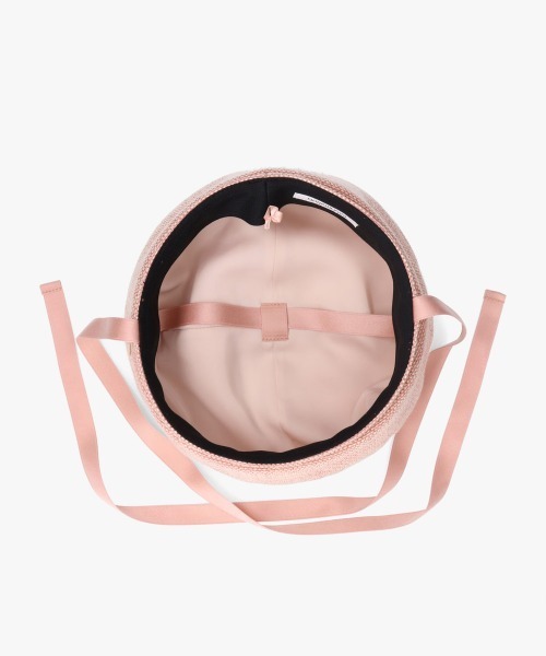 kaorinomori（カオリノモリ）の「kaorinomori ボンボンベレー / カオリノモリ（ハンチング/ベレー帽・レディース・ベージュ/ピンク・M/57.5cm）」の18枚目の写真