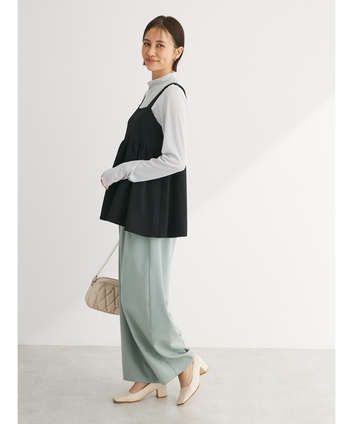 Green　Parks（グリーンパークス）の「ジャガードキャミビスチェ（キャミソール・レディース・グレー/ホワイト系その他2/ブラック・FREE）」の17枚目の写真