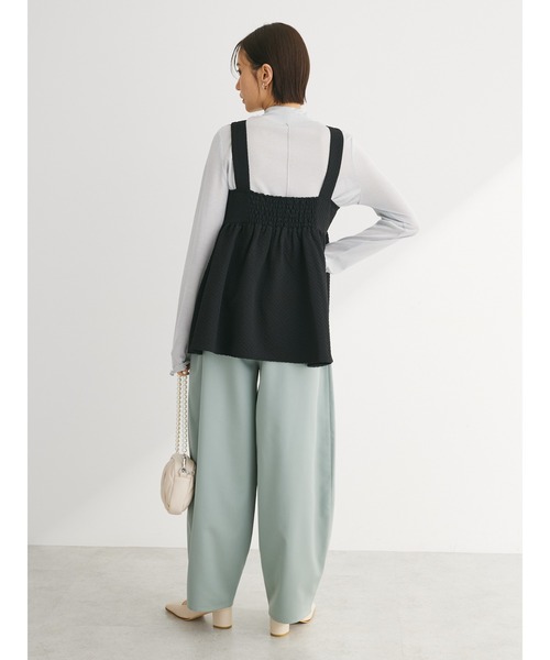 Green　Parks（グリーンパークス）の「ジャガードキャミビスチェ（キャミソール・レディース・グレー/ホワイト系その他2/ブラック・FREE）」の18枚目の写真