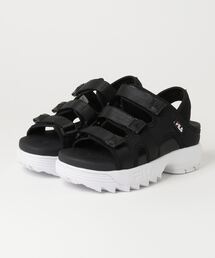 FILA（フィラ）の「FILA /フィラ  DISRUPOTR SD PUFFY GRN－PHILIA/ディスラプター SD パフィー グリーン フィリア 厚底カジュアルサンダル（サンダル）」