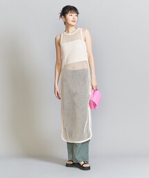 BEAUTY&YOUTH UNITED ARROWS | コットンメッシュ タンク ワンピース(ワンピース)
