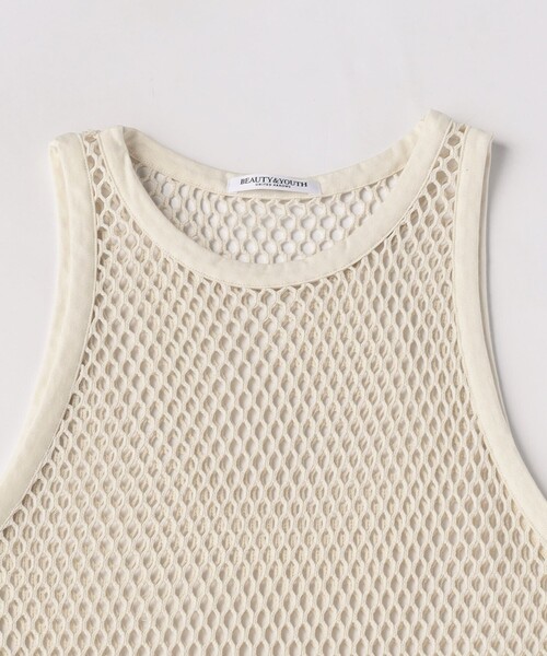 BEAUTY&YOUTH UNITED ARROWS(ビューティーアンドユースユナイテッドアローズ)の「コットンメッシュ タンク ワンピース(ワンピース・レディース・ブラック/ナチュラル・FREE)」の15枚目の写真