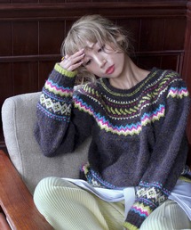 SANSeLF | nordic knit【SANSeLF】sew24a001(ニット/セーター)