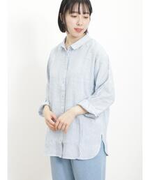 Samansa Mos2 | リネン柄アソートシャツ(シャツ/ブラウス)