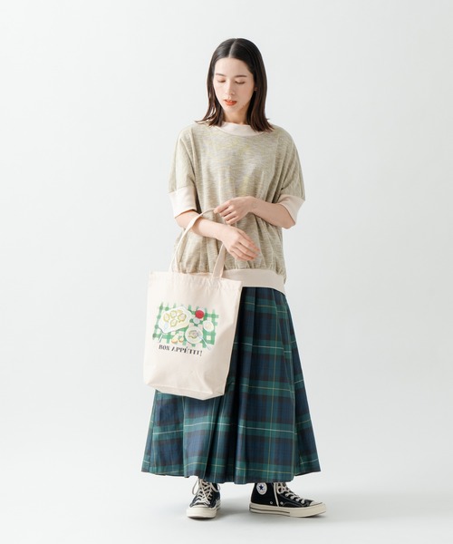 Kelen（ケレン）の「「KELEN/ケレン」シェフズディナープリントトート / ARTI TOTE（トートバッグ・レディース・ナチュラル/ピンク/サックスブルー・FREE）」の5枚目の写真