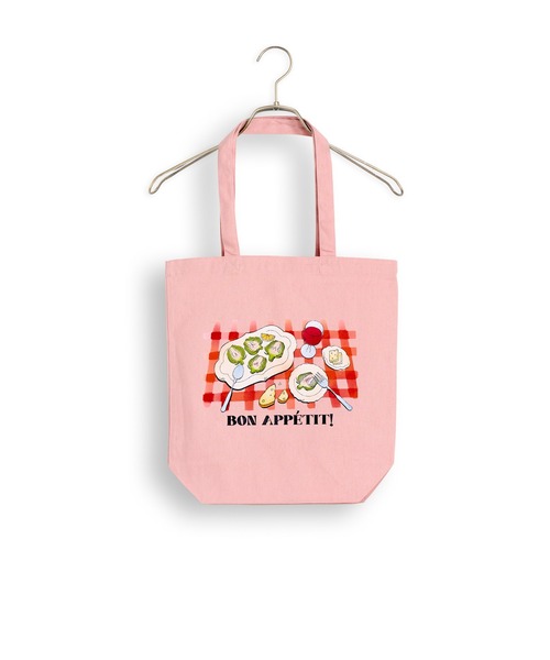 Kelen（ケレン）の「「KELEN/ケレン」シェフズディナープリントトート / ARTI TOTE（トートバッグ・レディース・ナチュラル/ピンク/サックスブルー・FREE）」の9枚目の写真