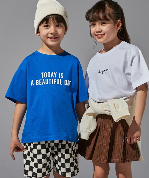 FOUND GOOD(ファウンドグッド)の「K/プリントTEESS1(Tシャツ/カットソー・キッズ・ブラック/ブルー系5/ホワイト系5/ホワイト系6/グリーン系5・150cm/140cm/130cm/120cm/110cm)」の2枚目の写真