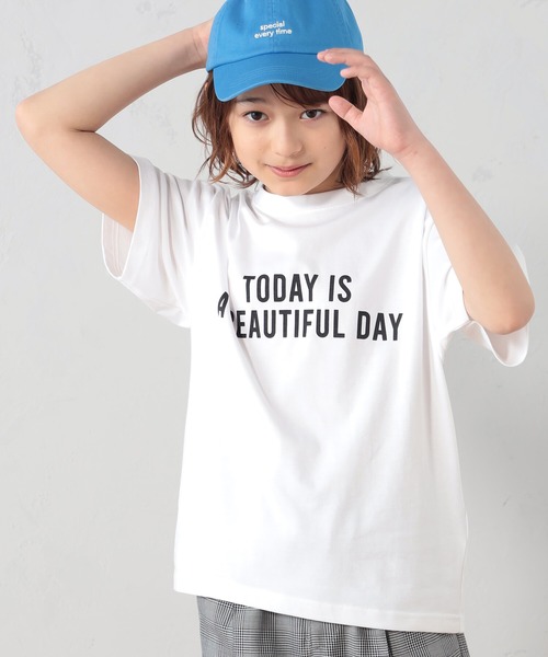 FOUND GOOD(ファウンドグッド)の「K/プリントTEESS1(Tシャツ/カットソー・キッズ・ブラック/ブルー系5/ホワイト系5/ホワイト系6/グリーン系5・150cm/140cm/130cm/120cm/110cm)」の1枚目の写真