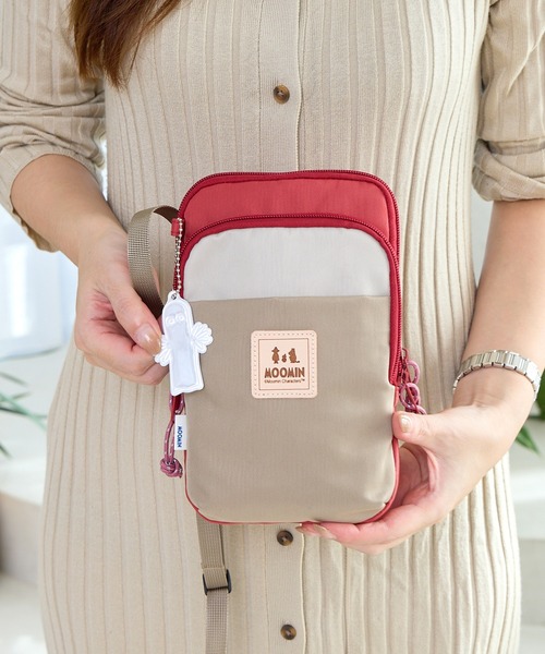 MOOMIN(ムーミン)の「ムーミン ショルダーバッグ ナイロン 軽量 軽い 小さめ RMNL-01(ショルダーバッグ・レディース・ブラック/グレー/レッド/グリーン・FREE)」の19枚目の写真