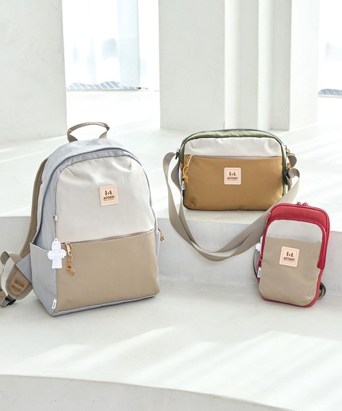 MOOMIN(ムーミン)の「ムーミン ショルダーバッグ ナイロン 軽量 軽い 小さめ RMNL-01(ショルダーバッグ・レディース・ブラック/グレー/レッド/グリーン・FREE)」の16枚目の写真