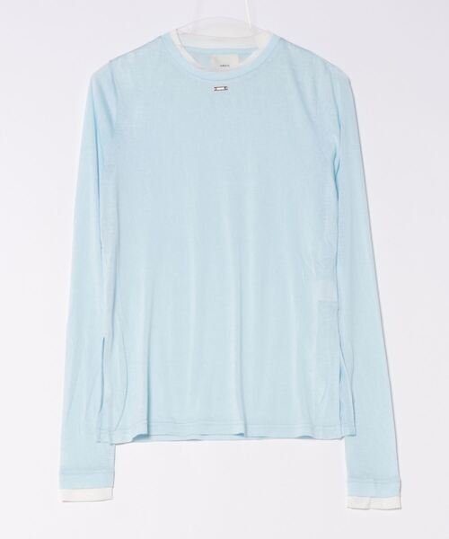 AMAIL（アマイル）の「Layered millefeuille cloth（Tシャツ/カットソー・レディース・ホワイト/ベージュ・FREE）」の15枚目の写真