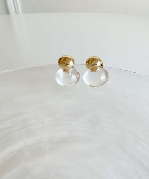 日本未入荷★大注目ブランド【Bylia】ピアス★SOOV blackdia ocean ジルコニアスパイラルピアス