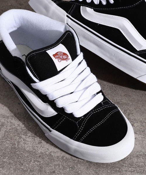VANS（バンズ）の「VANS Knu Mid VN000CQ96BT（スニーカー・メンズ・ブラック・28cm/27.5cm/27cm/26cm）」の2枚目の写真