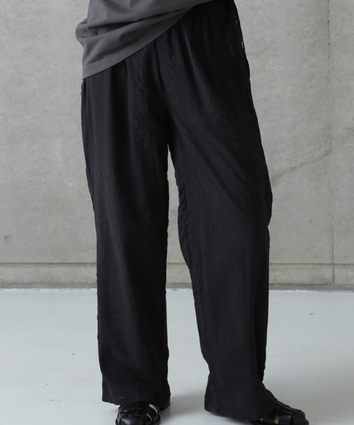 rbby ROSEBUD（アールビーバイローズバッド）の「(rbby ROSEBUD)サッカーイージーパンツ（その他パンツ・レディース・ホワイト/ブラック/ブルー・FREE）」の3枚目の写真