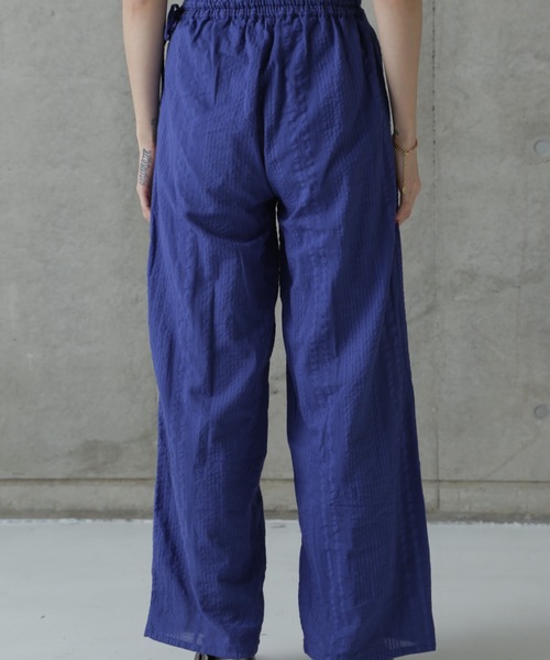 rbby ROSEBUD（アールビーバイローズバッド）の「(rbby ROSEBUD)サッカーイージーパンツ（その他パンツ・レディース・ホワイト/ブラック/ブルー・FREE）」の19枚目の写真