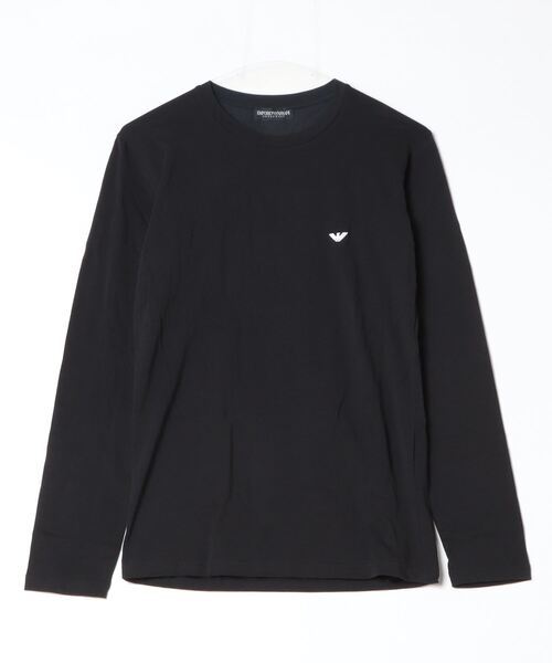 EMPORIO ARMANI（エンポリオアルマーニ）の「【エンポリオ アルマーニ】ラウンジウェアトップス（Tシャツ/カットソー・メンズ・ブラック/ホワイト・LARGE/MEDIUM/SMALL/X-LARGE/XX-LARGE）」の2枚目の写真