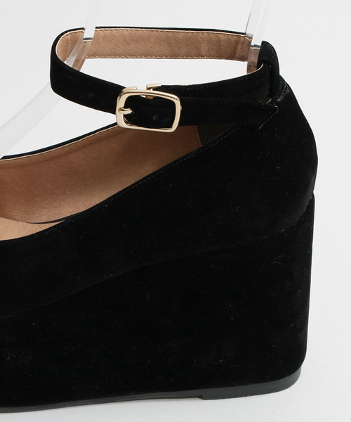 WEGO（ウィゴー）の「WEGO/厚底ウェッジパンプス（パンプス・レディース・ワイン/ブラック/キャメル/ブラック系その他・LARGE/MEDIUM/SMALL）」の7枚目の写真