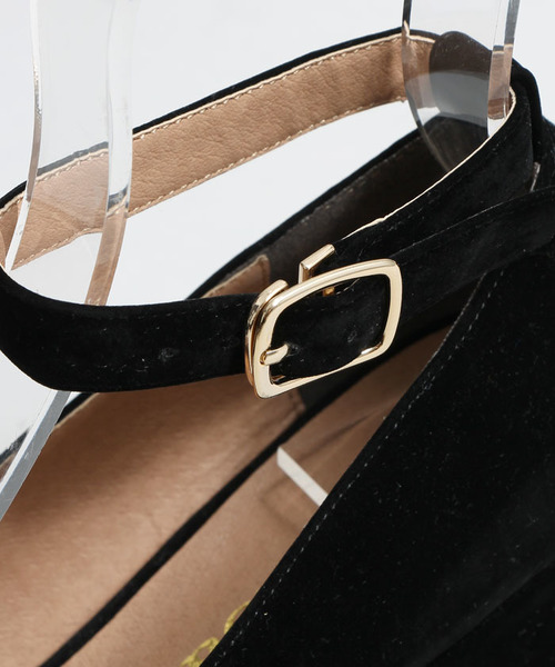 WEGO（ウィゴー）の「WEGO/厚底ウェッジパンプス（パンプス・レディース・ワイン/ブラック/キャメル/ブラック系その他・LARGE/MEDIUM/SMALL）」の8枚目の写真