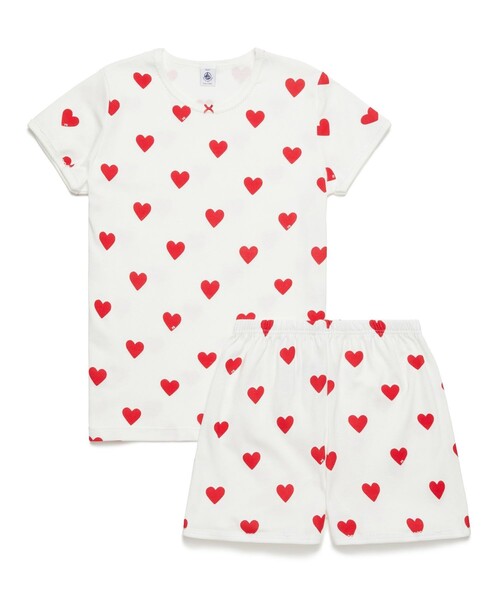 プチバトー プリント半袖パジャマ Mサイズ プリント半袖パジャマ(ルームウェア/パジャマ)|PETIT BATEAU