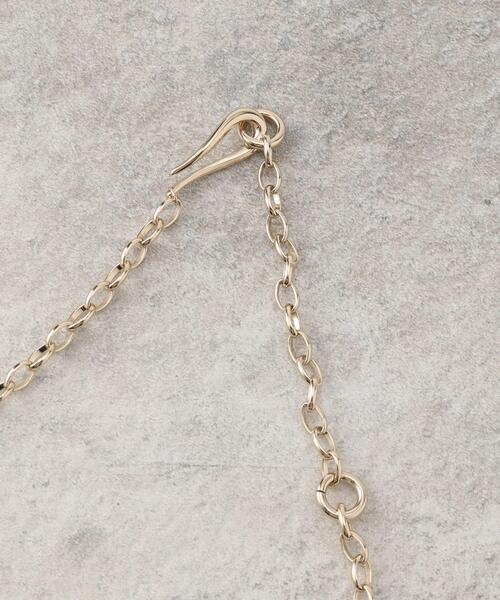 OPAQUE.CLIP（オペークドットクリップ）の「◆チェーンフックネックレス（ネックレス・レディース・シルバー/ゴールド・00）」の5枚目の写真