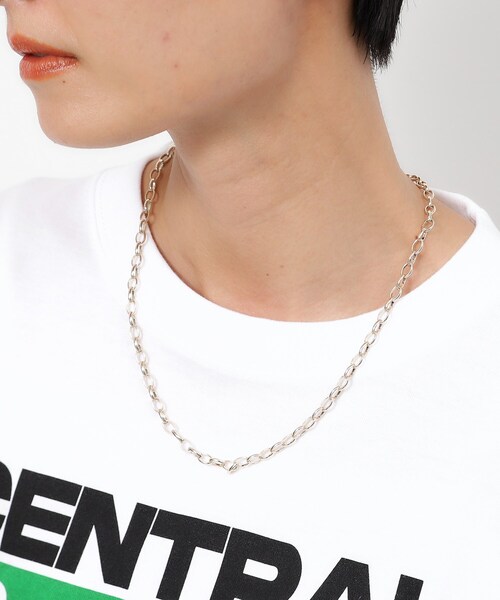 OPAQUE.CLIP（オペークドットクリップ）の「◆チェーンフックネックレス（ネックレス・レディース・シルバー/ゴールド・00）」の6枚目の写真