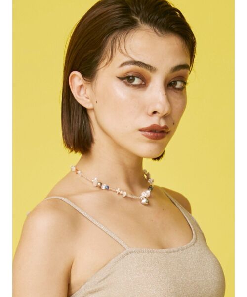 EVRIS（エヴリス）の「COLOR STONE チョーカー（チョーカー・レディース・シルバー・FREE）」の3枚目の写真