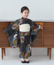 utatane（ウタタネ）の「キッズ浴衣3点セット ニコアンティーク 大正