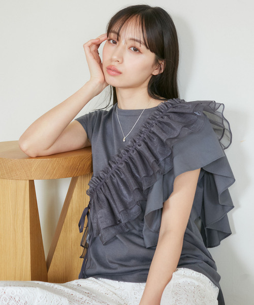 VIS（ビス）の「メタルドロップトップネックレス（ネックレス・レディース・シルバー/ゴールド・FREE）」の4枚目の写真