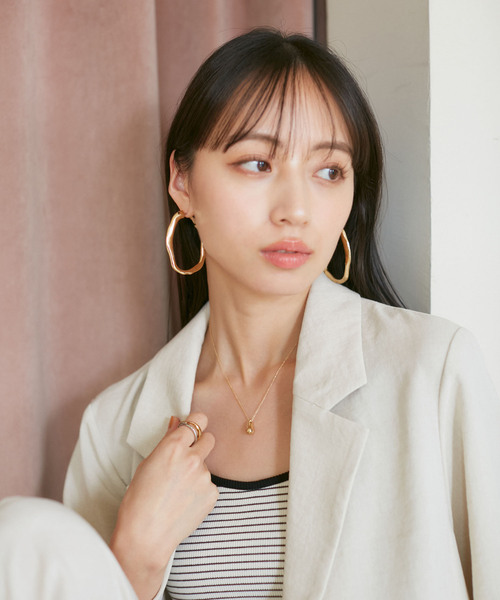 VIS（ビス）の「メタルドロップトップネックレス（ネックレス・レディース・シルバー/ゴールド・FREE）」の6枚目の写真