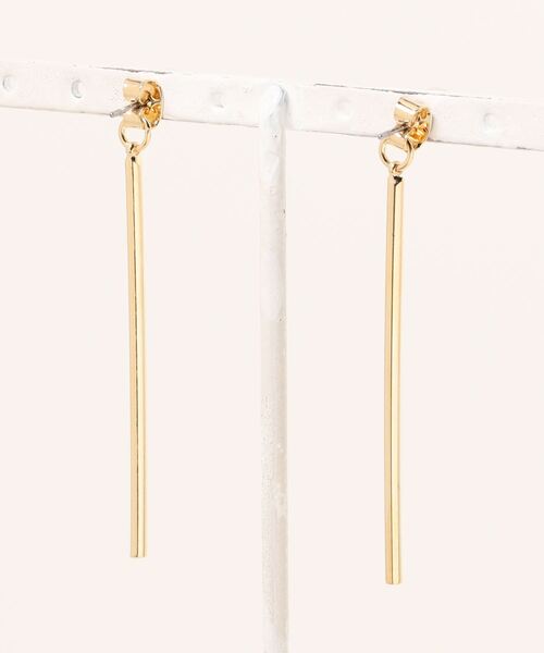Peony(ピオニー)の「【Peony/ピオニー】/ポイントパール ロングピアス(ピアス(両耳用)・レディース・ゴールド/シルバー・FREE)」の9枚目の写真