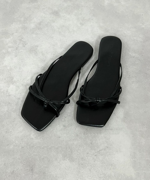 mebole(メボレ)の「ナローストラップサンダル(サンダル・レディース・ブラック/シルバー/ゴールド・LARGE/MEDIUM/SMALL)」の10枚目の写真
