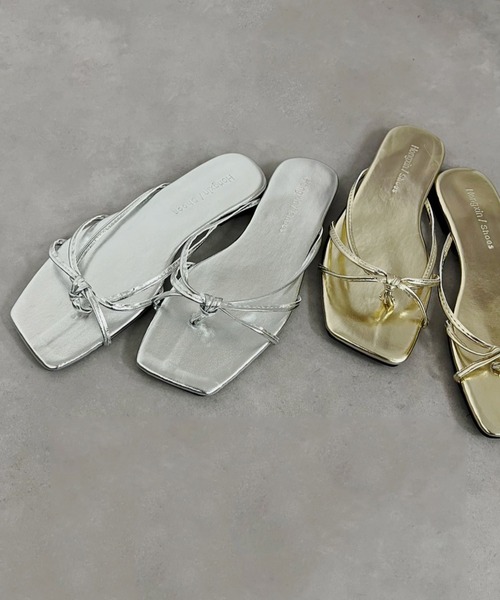 mebole(メボレ)の「ナローストラップサンダル(サンダル・レディース・ブラック/シルバー/ゴールド・LARGE/MEDIUM/SMALL)」の18枚目の写真