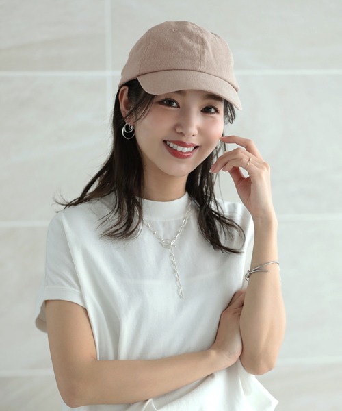 RANDEBOO ベースボールキャップ ESSENTIAL ベージュ【美品】 RANDEBOO ベースボールキャップ ESSENTIAL ベージュ【美品