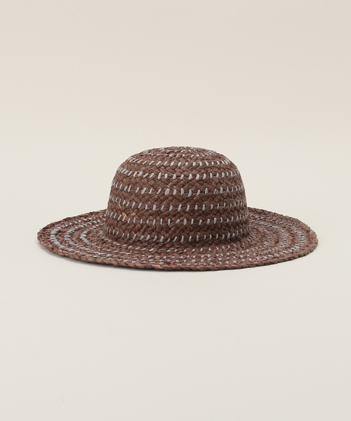 La Maison de Lyllis(メゾンドリリス)の「【La Maison de Lyllis / ラ メゾン ド リリス】LUNAR:ハット(ハット・レディース・ブラウン・FREE)」の2枚目の写真