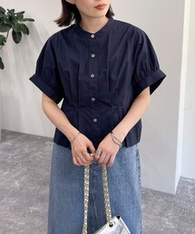 fredy emue | クロップドハーフスリーブブラウス(シャツ/ブラウス)