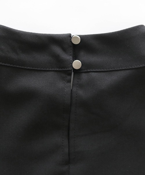 &g'aime（アンジェム）の「【&g’aime】ハイネック半袖ジップブラウス（シャツ/ブラウス・レディース・ブラック/チャコールグレー・FREE）」の14枚目の写真