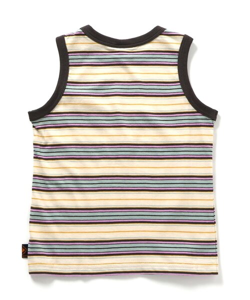 BREEZE(ブリーズ)の「マルチボーダータンクトップ(タンクトップ・キッズ・アイボリー/サックスブルー・80/90/100/110/120/130/140)」の6枚目の写真
