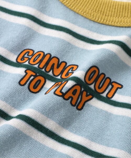 BREEZE(ブリーズ)の「マルチボーダータンクトップ(タンクトップ・キッズ・アイボリー/サックスブルー・80/90/100/110/120/130/140)」の9枚目の写真