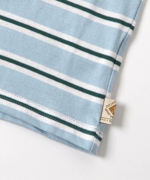 BREEZE(ブリーズ)の「マルチボーダータンクトップ(タンクトップ・キッズ・アイボリー/サックスブルー・80/90/100/110/120/130/140)」の10枚目の写真