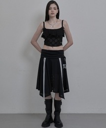 SETUPEXE | 【SETUP‐EXE】FLOWER FRILL SLEEVELESS(キャミソール)