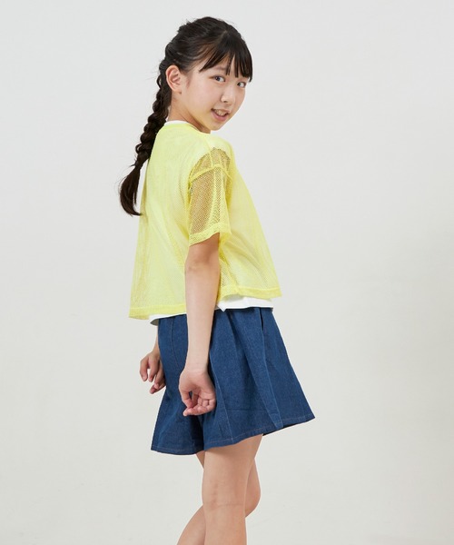 trois lapins kp（トロワラパンケーピー）の「プリーツショートパンツ(140～160)（その他パンツ・キッズ・サックスブルー/ブルー・140cm/150cm/160cm）」の17枚目の写真