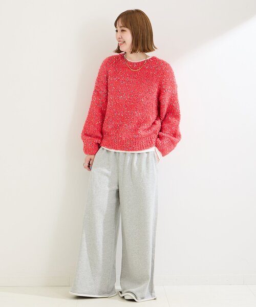 ポコ ポコポコヤーンミックス2WAYカーディガン（カーディガン/ボレロ）｜B.C