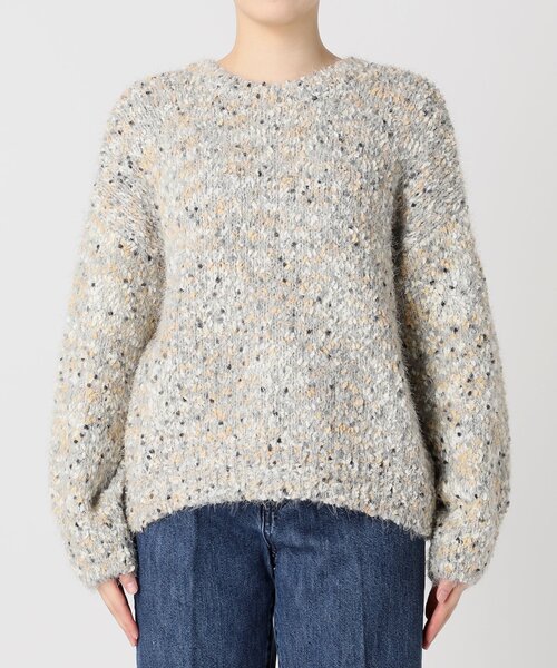 B.C STOCK(ベーセーストック)の「ポコポコヤーンミックス2WAYカーディガン(カーディガン/ボレロ・レディース・ネイビー/レッド/ホワイト/チャコールグレー・FREE)」の7枚目の写真