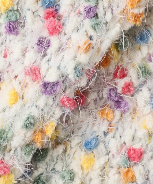 B.C STOCK(ベーセーストック)の「ポコポコヤーンミックス2WAYカーディガン(カーディガン/ボレロ・レディース・ネイビー/レッド/ホワイト/チャコールグレー・FREE)」の12枚目の写真