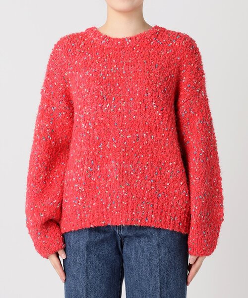 B.C STOCK(ベーセーストック)の「ポコポコヤーンミックス2WAYカーディガン(カーディガン/ボレロ・レディース・ネイビー/レッド/ホワイト/チャコールグレー・FREE)」の16枚目の写真